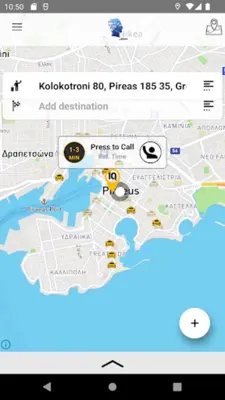 Ermis TAXI Athens android App screenshot 4